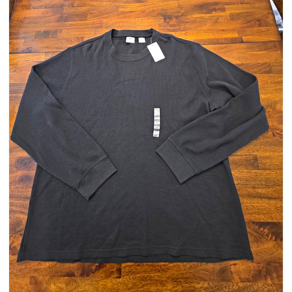 Levi's Men's Pullover Sweater XXL Black Stretchy Cotton Polyester Nwt 056